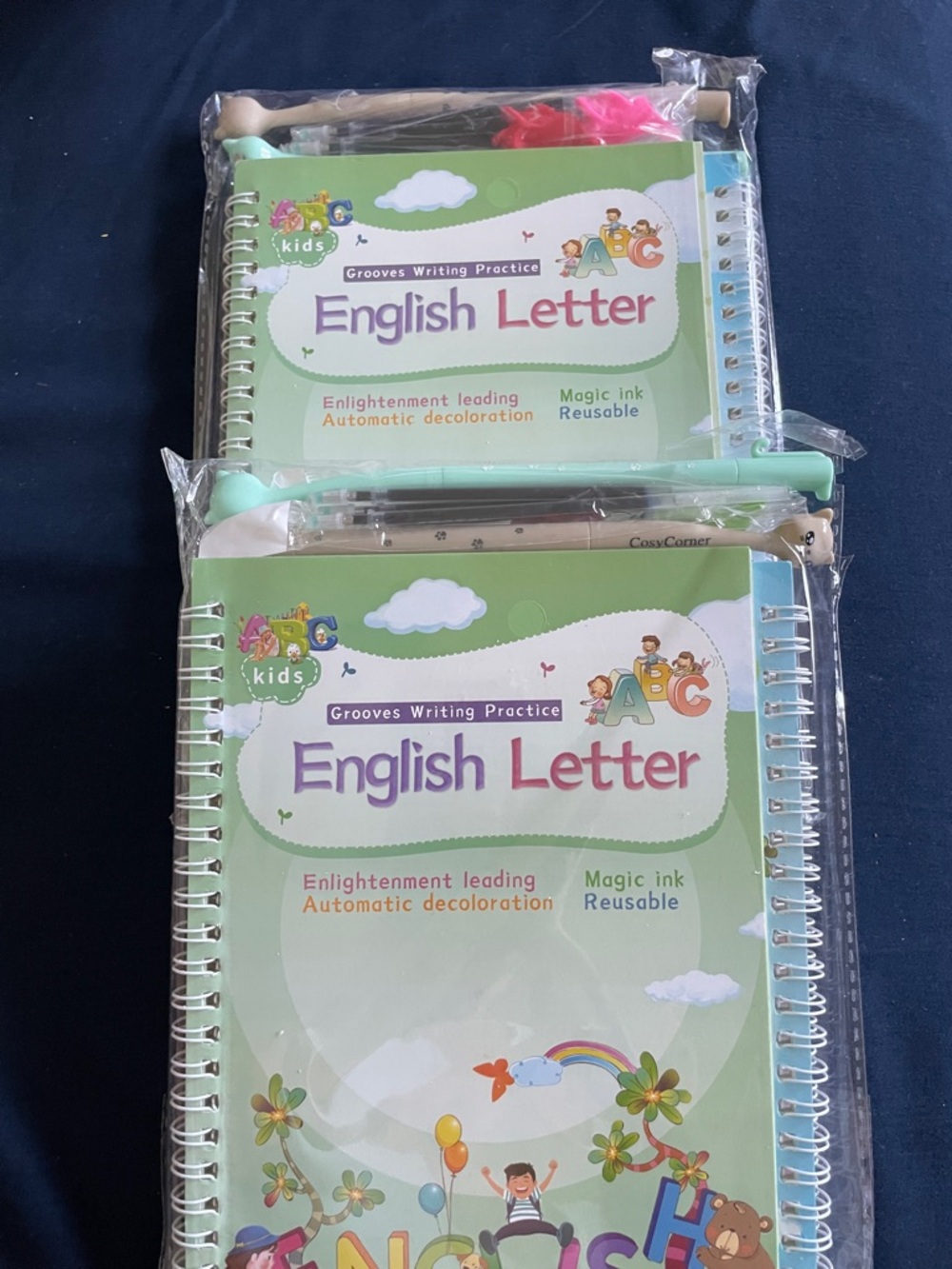 Kids magic ink, reusable workbooks
